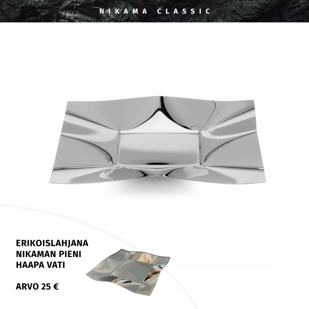 Nikama Haapa Vati 25 cm – Sisältää erikoislahjan